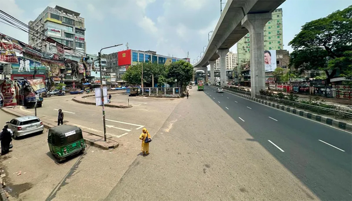 রাজধানী এখন অনেকটাই ফাঁকা