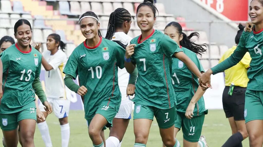 শ্রীলঙ্কাকে ৯ গোলে হারিয়েছে বাংলাদেশ