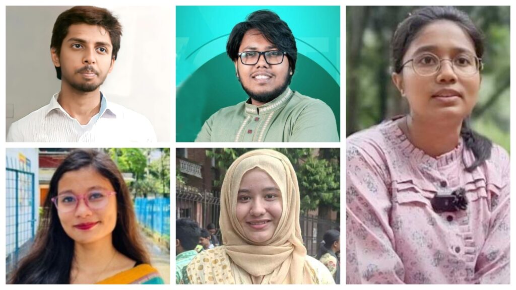 ডাকসুতে শিবির প্যানেলের বাইরে ৫টি পদে জয়ী হলেন যারা