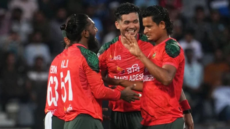 শেষ ওভারের নাটকীয়তায় বাংলাদেশের জয়