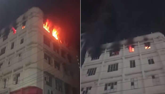 মিরপুরে কমিউনিটি সেন্টারে ভয়াবহ আগুন, নিয়ন্ত্রণে ১০ ইউনিট