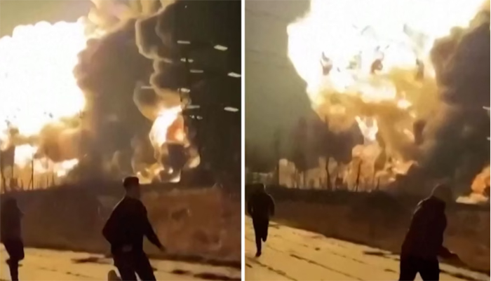 Attack on Russian oil refinery