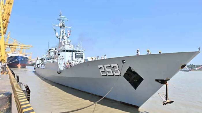 Pakistan Navy ships at Chittagong port