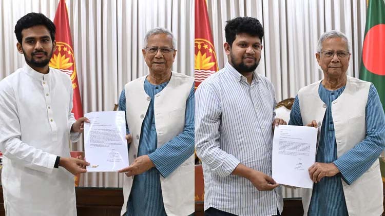 পদত্যাগ করলেন উপদেষ্টা আসিফ ও মাহফুজ