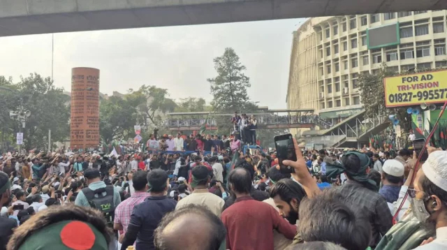 শাহবাগকে ‘শহীদ ওসমান হাদি চত্বর’ ঘোষণা ডাকসু ভিপির