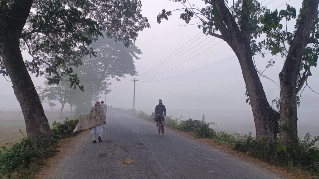 শীতে কাঁপছে চুয়াডাঙ্গা, তাপমাত্রা ৯ ডিগ্রির ঘরে