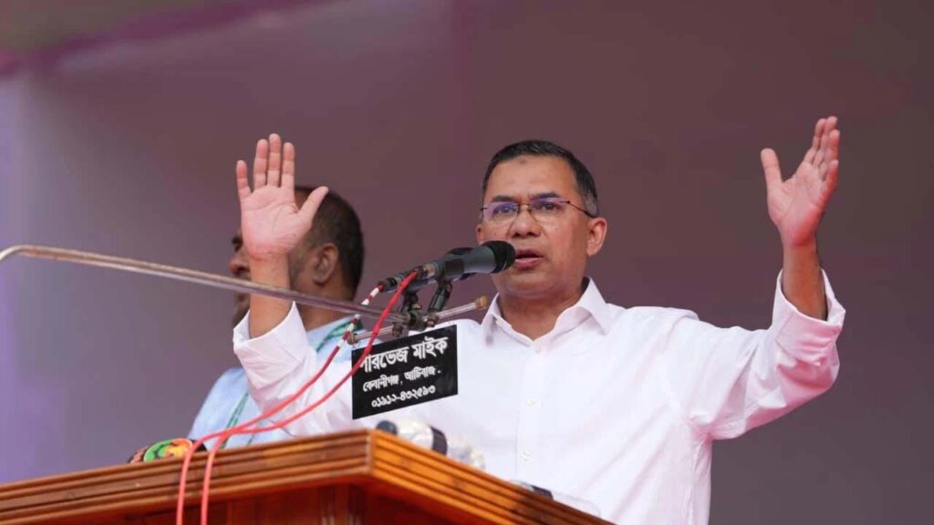 কেউ কেউ বেহেশতের টিকিট বিক্রির মাধ্যমে ভোট চাচ্ছে: তারেক রহমান