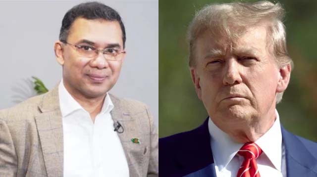 প্রধানমন্ত্রী তারেক রহমানকে অভিনন্দন জানিয়ে ট্রাম্পের চিঠি