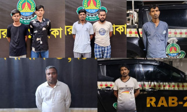 চিকিৎসকের কাছে চাঁদা দাবি : সাবেক সেই যুবদল নেতা মঈনসহ গ্রেপ্তার ৭