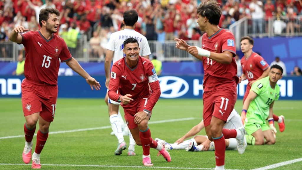 উজবেকিস্তানকে ৫-০ গোলের বড় ব্যবধানে হারাল পর্তুগাল