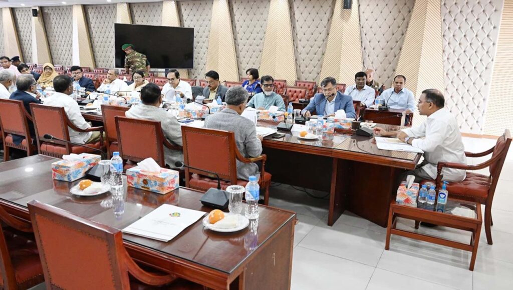 যানজট নিরসন ও ট্রাফিক ব্যবস্থাপনাবিষয়ক সভা অনুষ্ঠিত