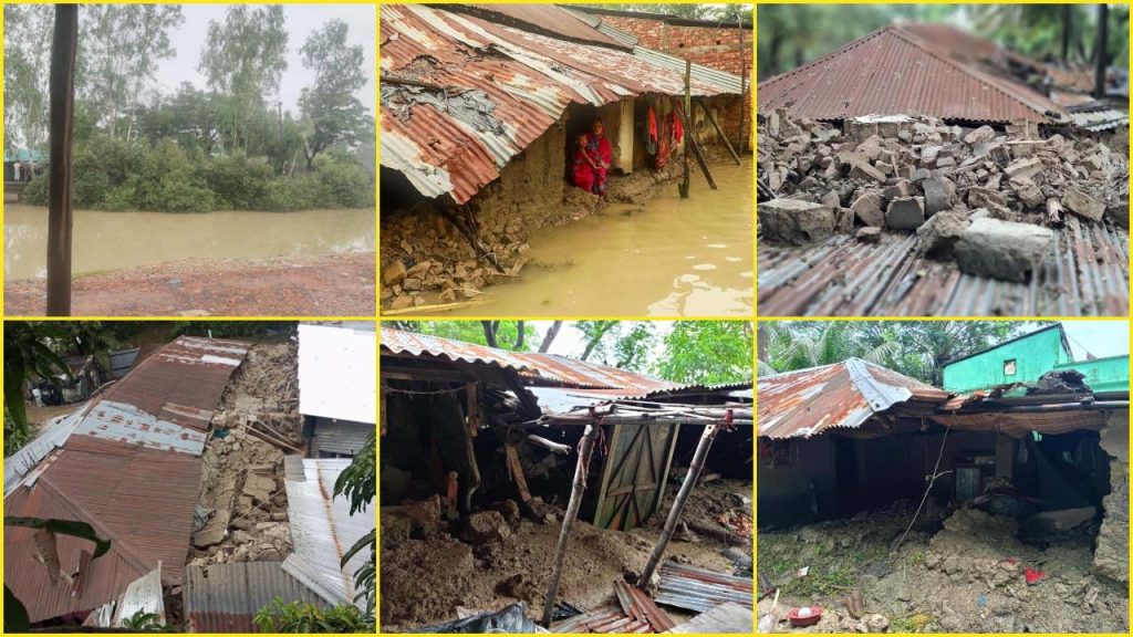 চট্টগ্রামে নামছে বন্যার পানি, ভেসে উঠছে ক্ষয়ক্ষতির চিত্র