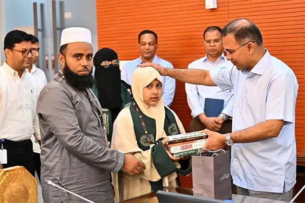 আন্তর্জাতিক কোরআন প্রতিযোগিতায় বিজয়ীদের সংবর্ধনা অনুষ্ঠানে প্রধানমন্ত্রী